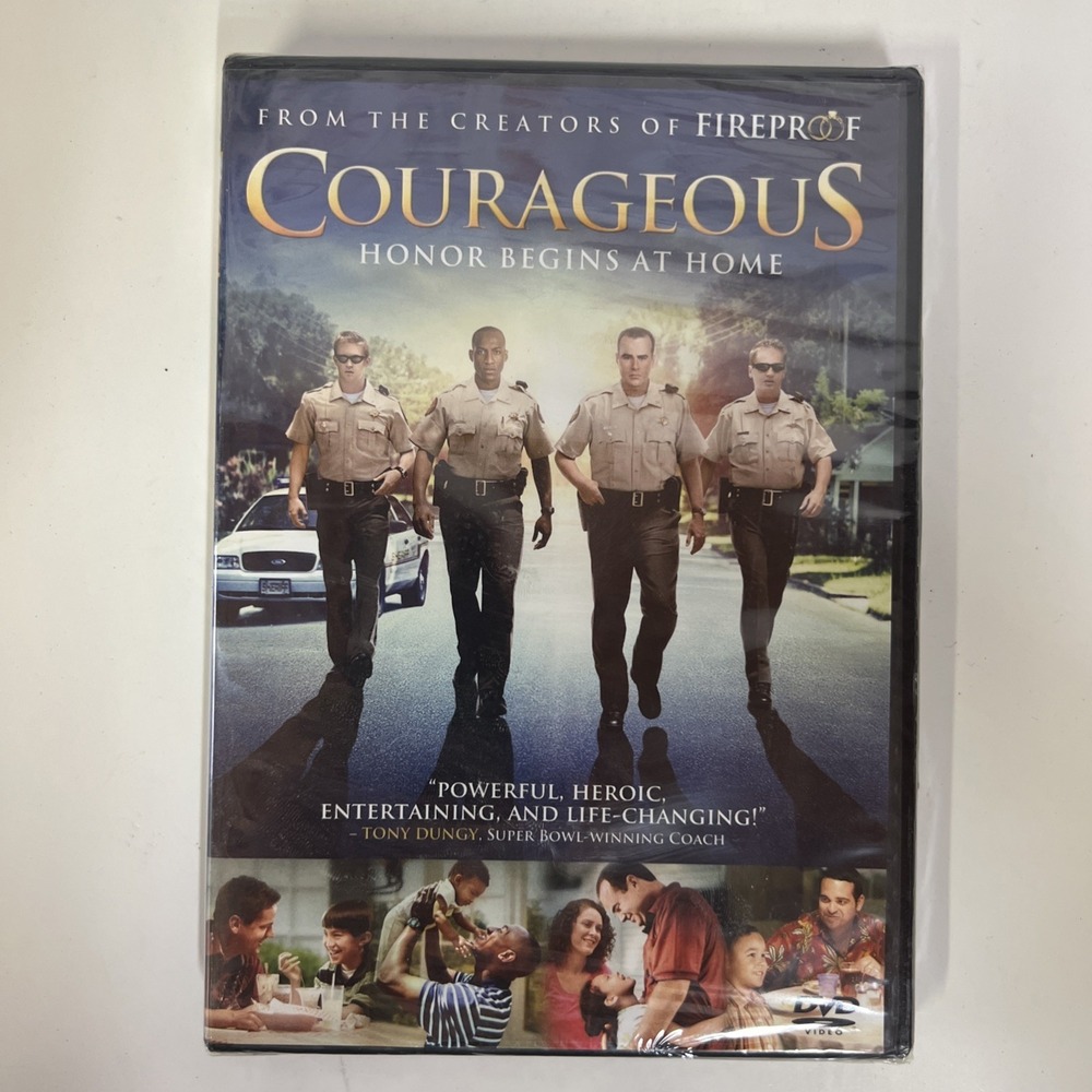 Courageous DVD Alex Kendrick, Ken Bevel, Kevin Downes, Renee Jewell, Rusty Marti